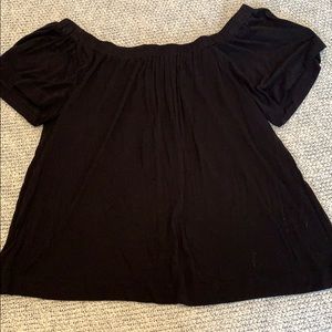 Off the shoulder top with bow in back